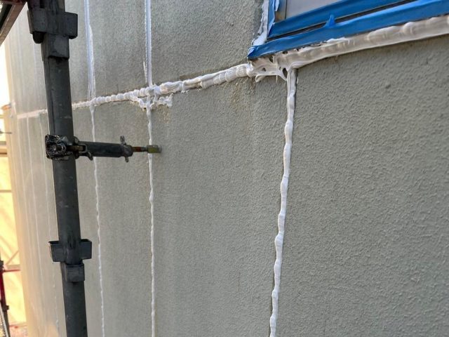 明石市で充填されたシーリング材